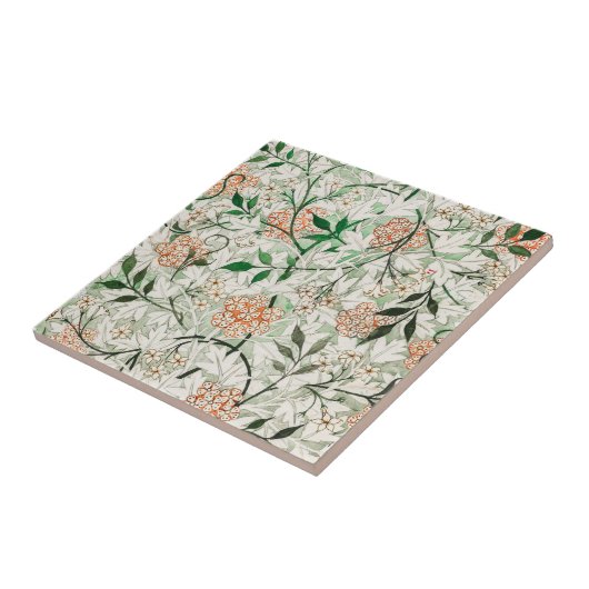 ウィリアムモリスジャスミンガーデンフラワークラシック タイル (側面)