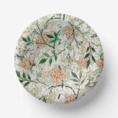 ウィリアムモリスジャスミンガーデンフラワークラシック ペーパーボウル (正面)