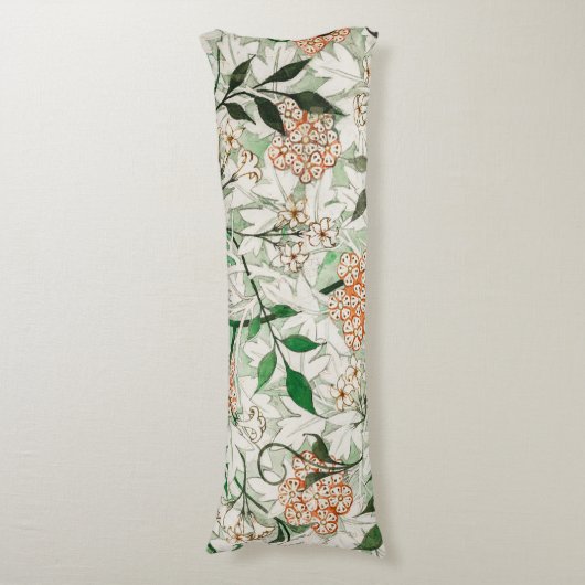 ウィリアムモリスジャスミンガーデンフラワークラシック ボディピロー (正面縦)