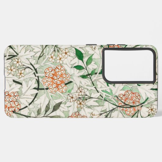 ウィリアムモリスジャスミンガーデンフラワークラシック SAMSUNG GALAXYケース (左側面)