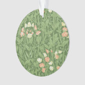ウィリアムモリススイートピーフローラデザイン オーナメント (正面)