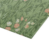 ウィリアムモリススイートピーフローラデザイン カッティングボード (角)