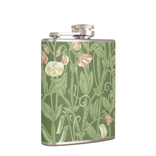 ウィリアムモリススイートピーフローラデザイン フラスク (右)