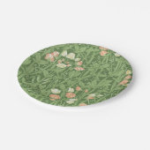 ウィリアムモリススイートピーフローラデザイン ペーパープレート (アングル)