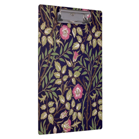 ウィリアムモリススイートブライアフローラアールヌーボー クリップボード (右)