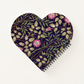 ウィリアムモリススイートブライアフローラアールヌーボー ノートブック (裏面)