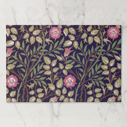 ウィリアムモリススイートブライアフローラアールヌーボー ペーパーパッド (正面)