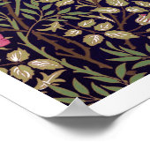 ウィリアムモリススイートブライアフローラアールヌーボー ポスター (角)