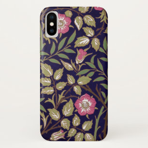 ウィリアムモリススイートブライアフローラアールヌーボー iPhone X ケース