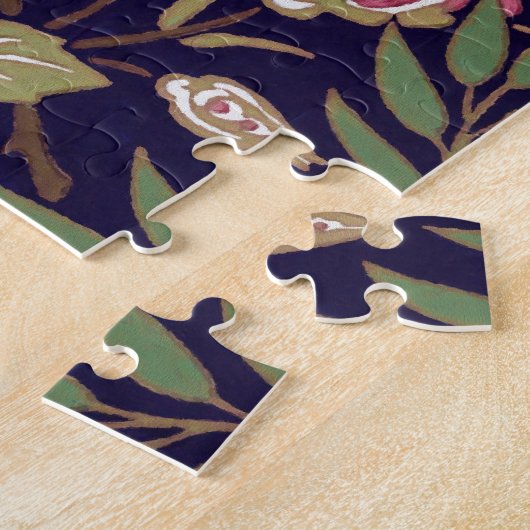 ウィリアムモリススウィートブリアフローラアールヌーボー ジグソーパズル (側面)