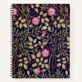 ウィリアムモリススウィートブリアフローラアールヌーボー ノートブック (正面)