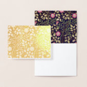 ウィリアムモリススウィートブリアフローラアールヌーボー 箔カード (ディスプレー)