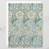 ウィリアムモリススタイルパターンスクラップブック紙 (正面/裏面)