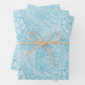 ウィリアムモリススタイルヴィンテージブルーラッピング紙 ラッピングペーパーシート (インサイチュ)