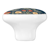 ウィリアムモリススタイル右向走きズヘア セラミックノブ (側面)