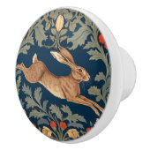 ウィリアムモリススタイル右向走きズヘア セラミックノブ (右)