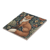 ウィリアムモリススタイル離れフローラフェーシングキツネ タイル (側面)