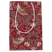 ウィリアムモリスストロベリーシーフミディアム抱き枕 ミディアムペーパーバッグ (正面)