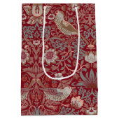 ウィリアムモリスストロベリーシーフミディアム抱き枕 ミディアムペーパーバッグ (裏面)