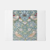 ウィリアムモリスストロベリーシーフライトデザイン ドアマット (正面)