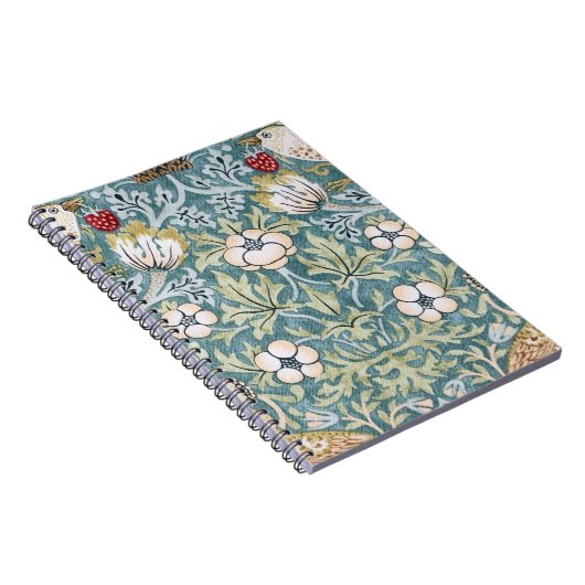 ウィリアムモリスストロベリーシーフライトデザイン ノートブック (右側)