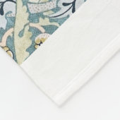 ウィリアムモリスストロベリーシーフライトデザイン フリースブランケット (角)