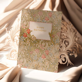 ウィリアムモリスストロベリートラフカード誕生日 カード