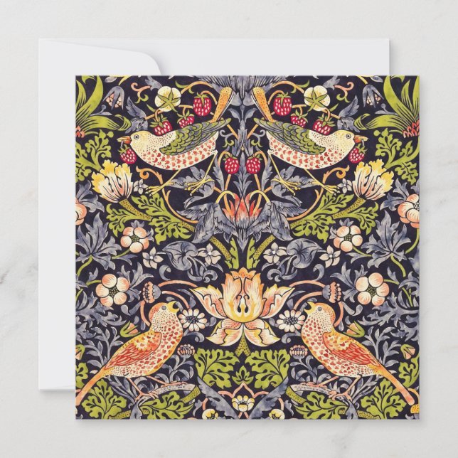 ウィリアムモリスストロベリートラフーズフローラアールヌーボー (正面)