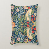ウィリアムモリスストロベリートラフーズフローラアールヌーボー アクセントクッション (正面(垂直))