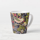 ウィリアムモリスストロベリートラフーズフローラアールヌーボー カフェラテマグ (右アングル)