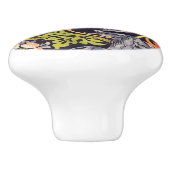 ウィリアムモリスストロベリートラフーズフローラアールヌーボー セラミックノブ (側面)