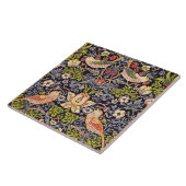 ウィリアムモリスストロベリートラフーズフローラアールヌーボー タイル (側面)