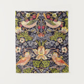 ウィリアムモリスストロベリートラフーズフローラアールヌーボー タペストリー (正面)