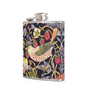 ウィリアムモリスストロベリートラフーズフローラアールヌーボー フラスク (左)