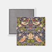 ウィリアムモリスストロベリートラフーズフローラアールヌーボー マグネット (正面/裏面)