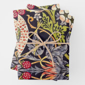 ウィリアムモリスストロベリートラフーズフローラアールヌーボー ラッピングペーパーシート (インサイチュ)