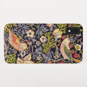 ウィリアムモリスストロベリートラフーズフローラアールヌーボー Case-Mate iPhoneケース (裏面(横))