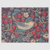 ウィリアムモリスストロベリー泥棒ティッシュペーパー 薄葉紙 (正面)