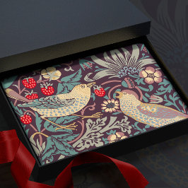 ウィリアムモリスストロベリー泥棒ティッシュペーパー 薄葉紙