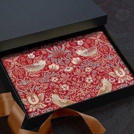 ウィリアムモリスストロベリー泥棒ティッシュペーパー 薄葉紙