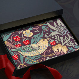 ウィリアムモリスストロベリー泥棒ティッシュペーパー 薄葉紙