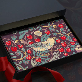 ウィリアムモリスストロベリー泥棒ティッシュペーパー 薄葉紙