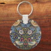 ウィリアムモリスストロベリー泥棒デザイン1883 キーホルダー (正面)