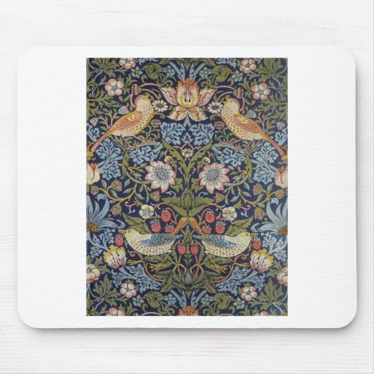 ウィリアムモリスストロベリー泥棒デザイン1883 マウスパッド (正面)