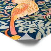 ウィリアムモリスストロベリー泥棒デザイン ポスター (角)