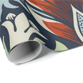 ウィリアムモリススネークヘッドクラシックフローラ植物学 ラッピングペーパー (ロールコーナー)