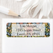 ウィリアムモリススネークヘッドデザイン ラベル (インサイチュ)