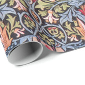 ウィリアムモリススネークヘッドフローラアールヌーボー ラッピングペーパー (ロールコーナー)