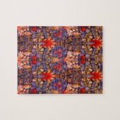 ウィリアムモリススネークヘッドヴィンテージフローラ ジグソーパズル (横)