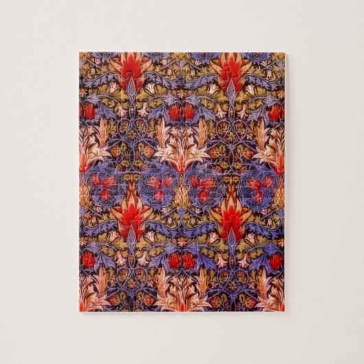 ウィリアムモリススネークヘッドヴィンテージフローラ ジグソーパズル (縦)